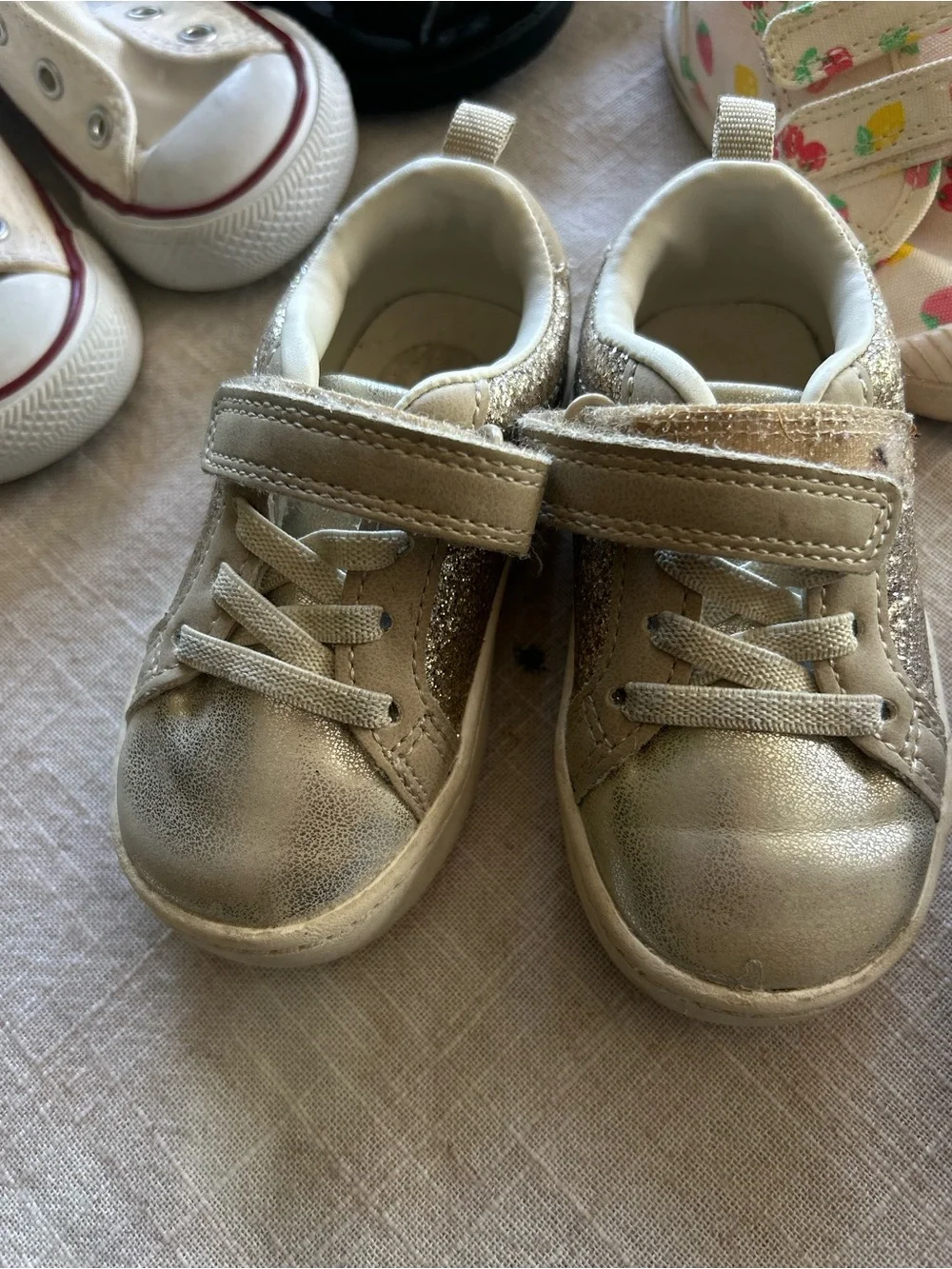 Toddler Girls Shoes Lot Size 5 Converse Boots Sneakers Dress Shoes 7 Pairs